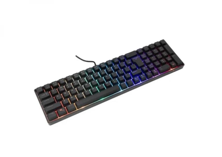 Tastatura White Shark GLADIUS Full Layout/Membranska/RGB/US/Crna