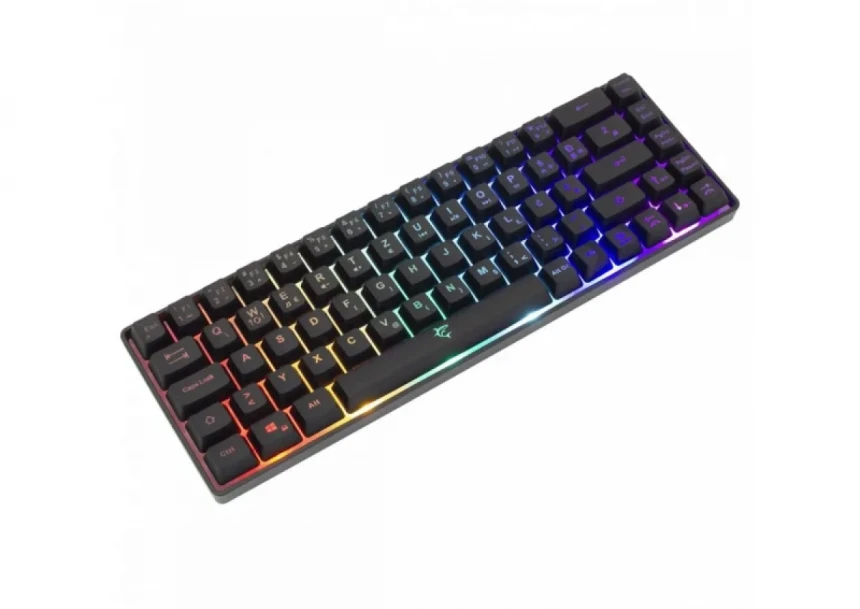 Tastatura White Shark RONIN TKL/Membranska/RGB/Crna/US
