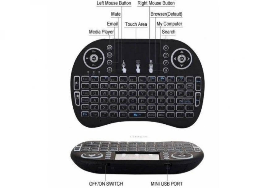 Tastatura za TV Gembird GMB-I8 US