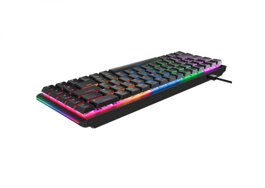 Tastatura žična gaming Rampage REBEL Low Profile mehanička crveni switch 38868