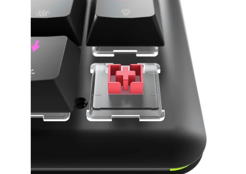 Tastatura žična gaming Rampage REBEL Low Profile mehanička crveni switch 38868