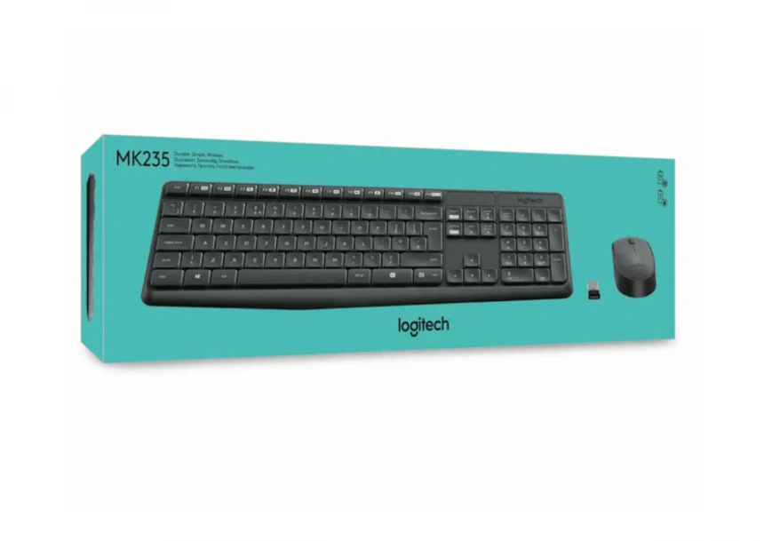 Tastatura+miš LOGITECH MK235 bežična/US/...