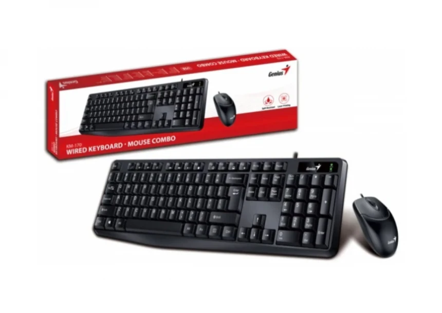 Tastatura+miš USB Genius KM-170 US
