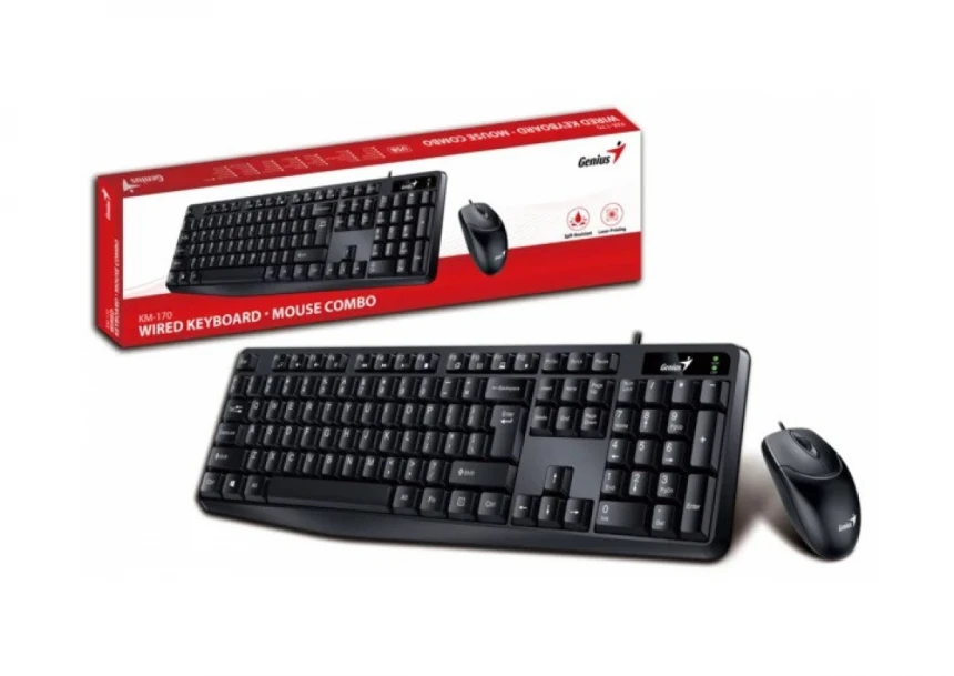 Tastatura+miš USB Genius KM-170 YU