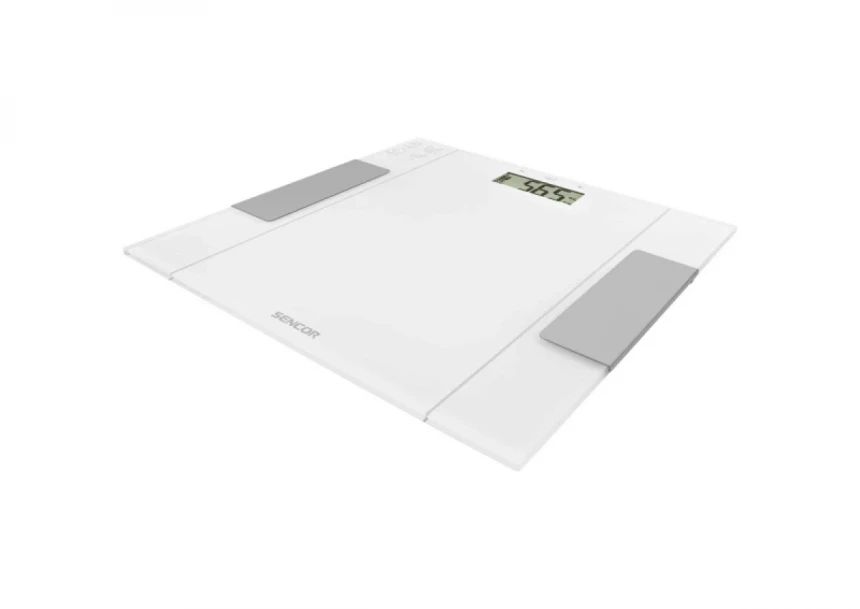 Telesna fitnes vaga Sencor SBS 5051WH/LCD/bela