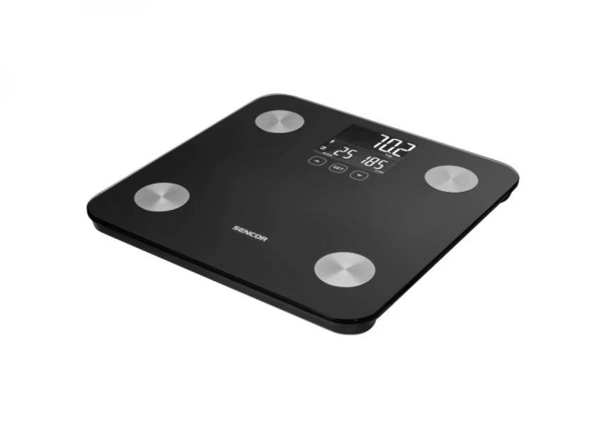 Telesna fitnes vaga Sencor SBS 6026BK/LCD/crna