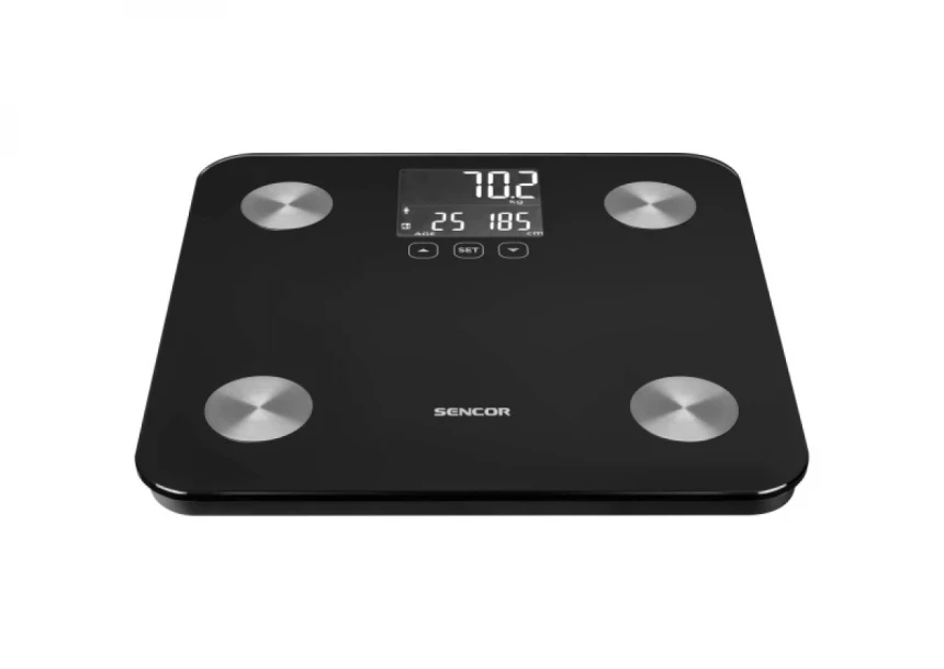Telesna fitnes vaga Sencor SBS 6026BK/LCD/crna