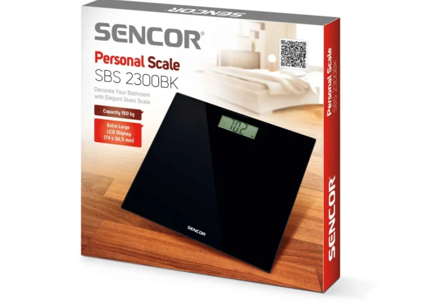 Telesna vaga Sencor SBS 2300BK/LCD/crna