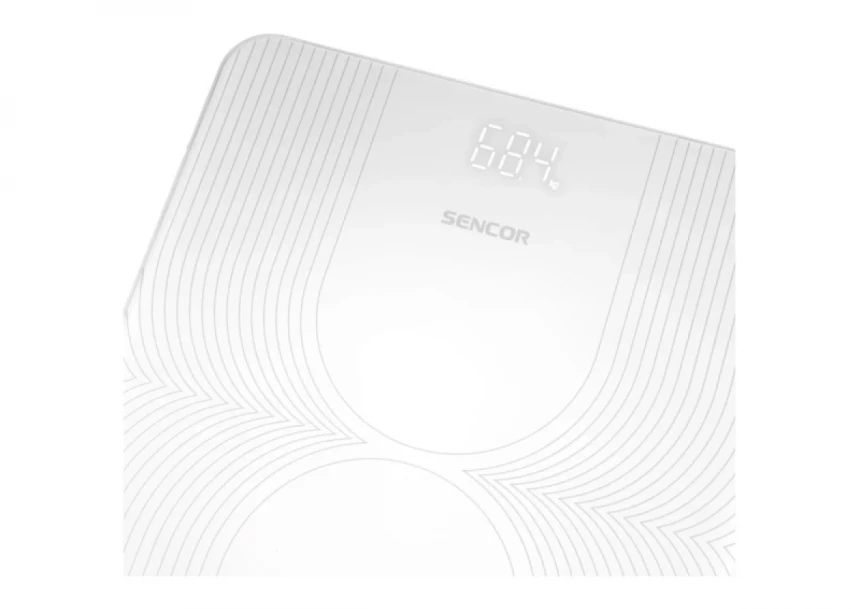 Telesna vaga Sencor SBS 2475WH/LCD/bela