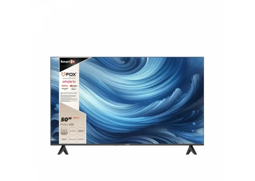 Televizor Fox 50WHA470E Smart, LED, Full HD, 50"(127cm), 	DVB-T/T2/C/S/S2
