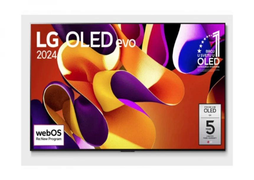 Televizor LG OLED65G42LW/65"/OLED evo/4K smart/webOS/crna