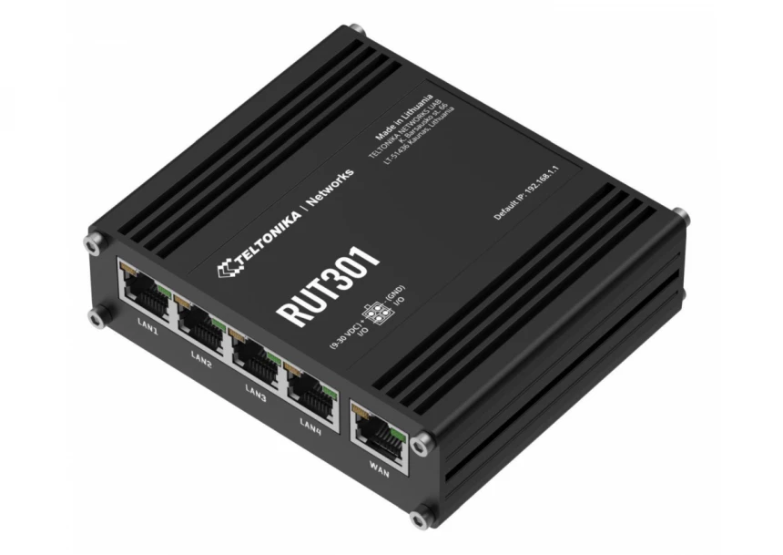 Teltonika RUT301 Ethernet Router, 1 x WA...