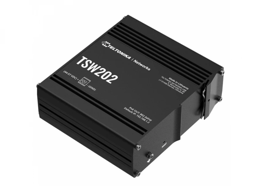Teltonika TSW202, switch 8 x PoE+, 2 x S...