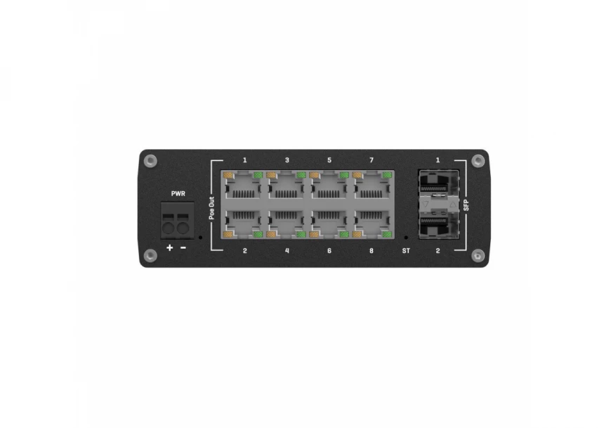 Teltonika TSW202, switch 8 x PoE+, 2 x SFP