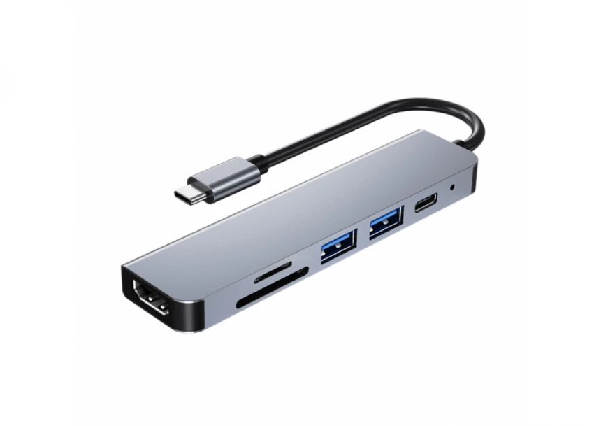 Tip C na HDMI, 2xUSB konvertor E55-075