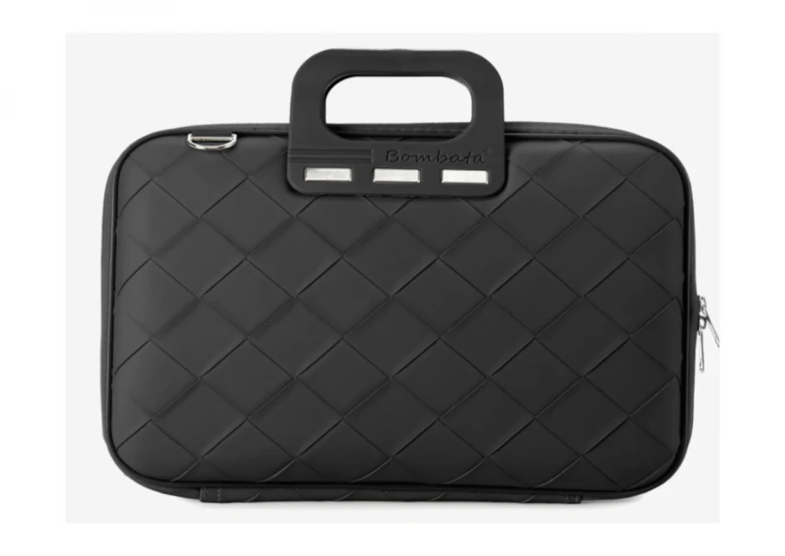 Torba BOMBATA Intrecciato 15,6/16 Black