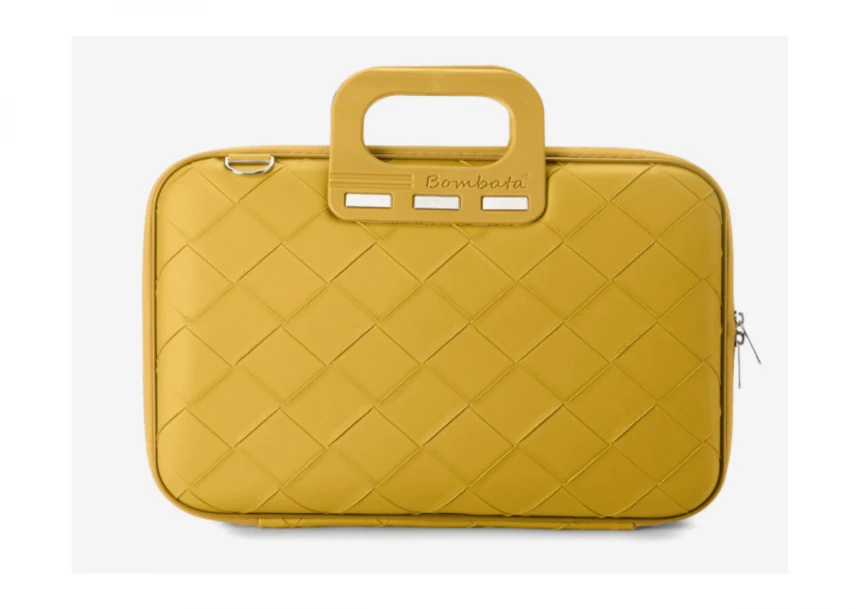 Torba BOMBATA Intrecciato 15,6/16 Yellow