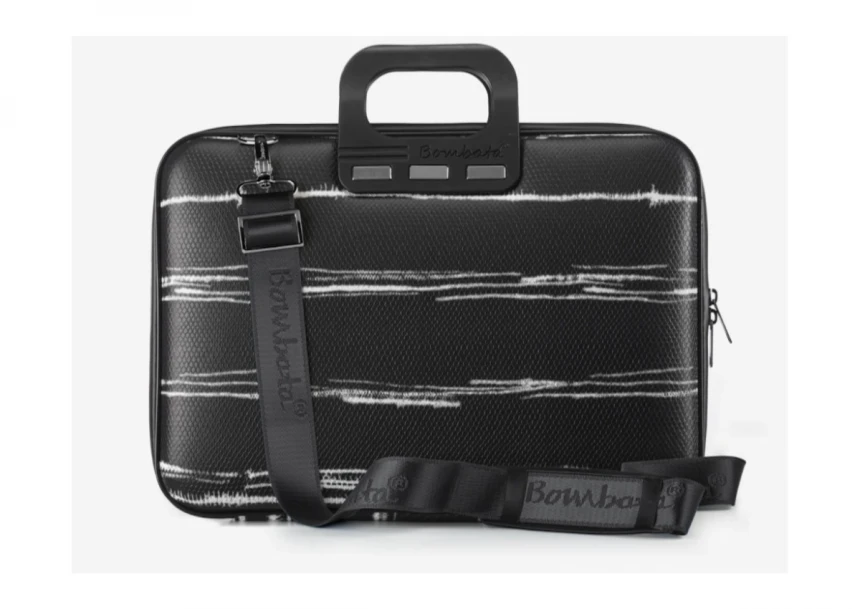 Torba BOMBATA  Medio Black&White 13"/Crna