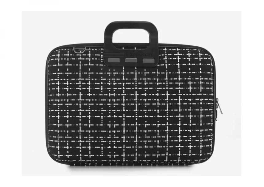 Torba BOMBATA Tweed 15,6" /Crna