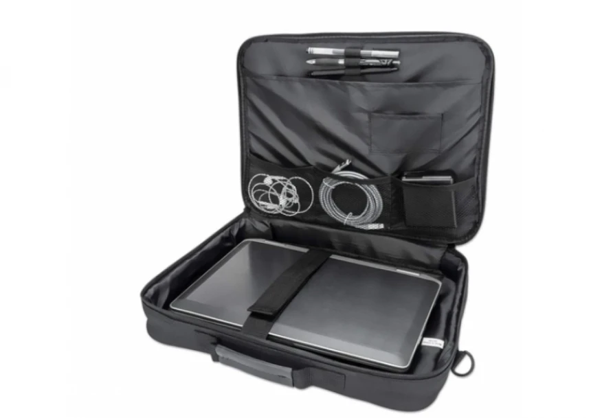 Torba za laptop 15.6" Manhattan Cambridge Clamshell 439947, black