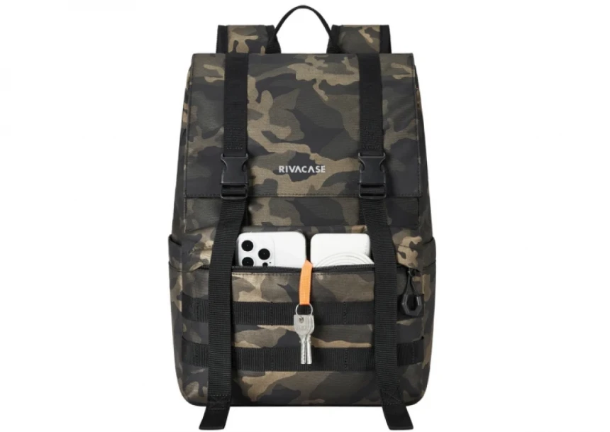 Torba za Laptop 15.6  Rivacase Sherwood Roltop 7621/braon camo