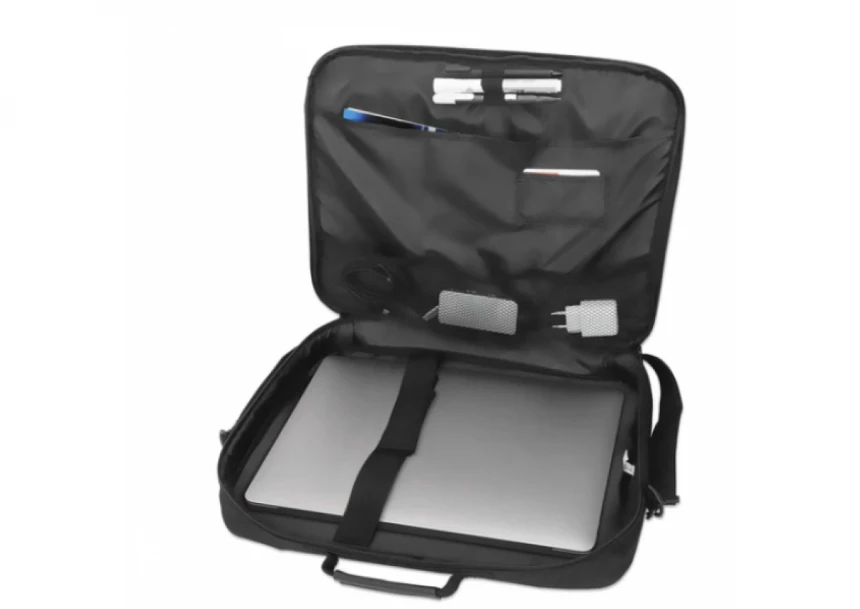 Torba za laptop 17.3" Manhattan Cambridge Clamshell 439992, black