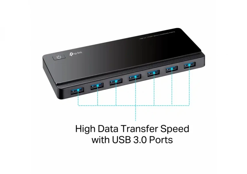 TP-Link USB HUB 7 port UH720 3.0 5V/2.4ATP-Link USB HUB 7 port UH720 3.0 5V/2.4A