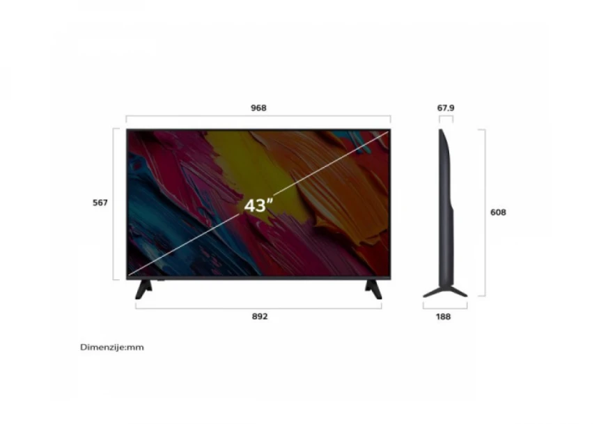 TV LG 43QNED70A6AAIQNED704K UltraHD