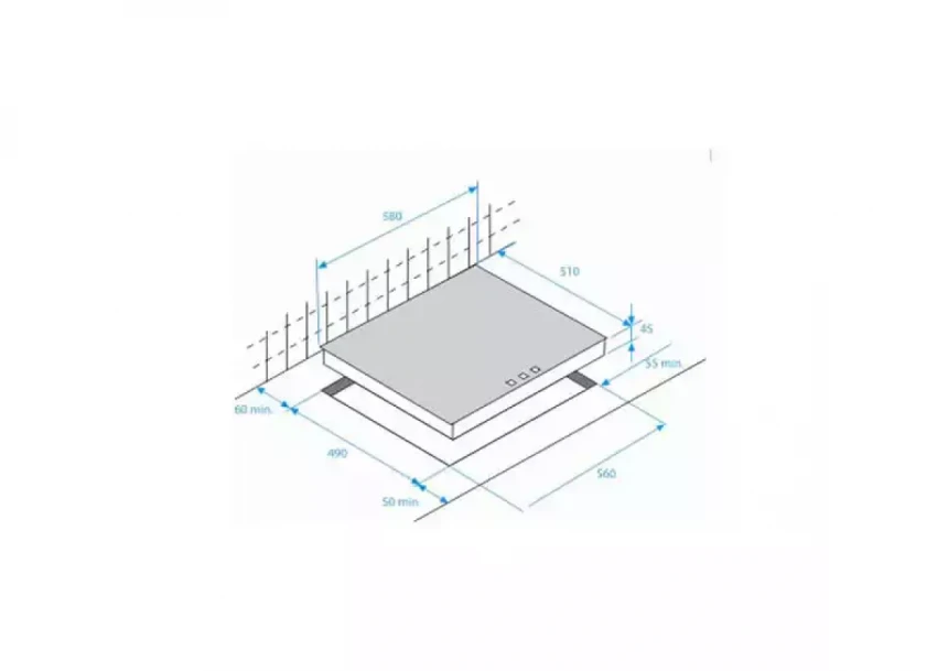 Ugradna ploča Beko HIC64404T širina 60cm/digitalne komande/keramička