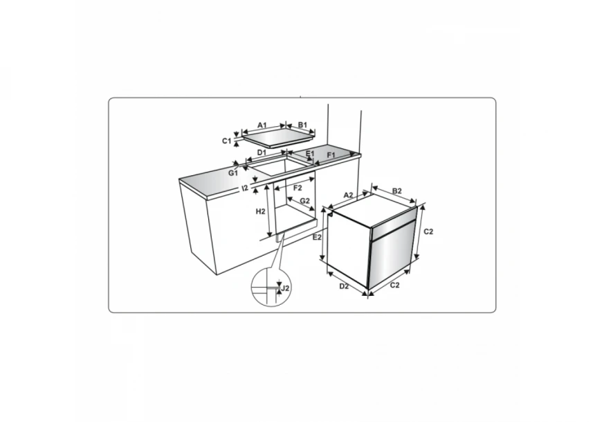 Ugradni set SET 2110400 W