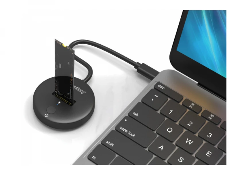 USB 3.2 Dock Sandberg za M.2+NVMe SSD 136-47