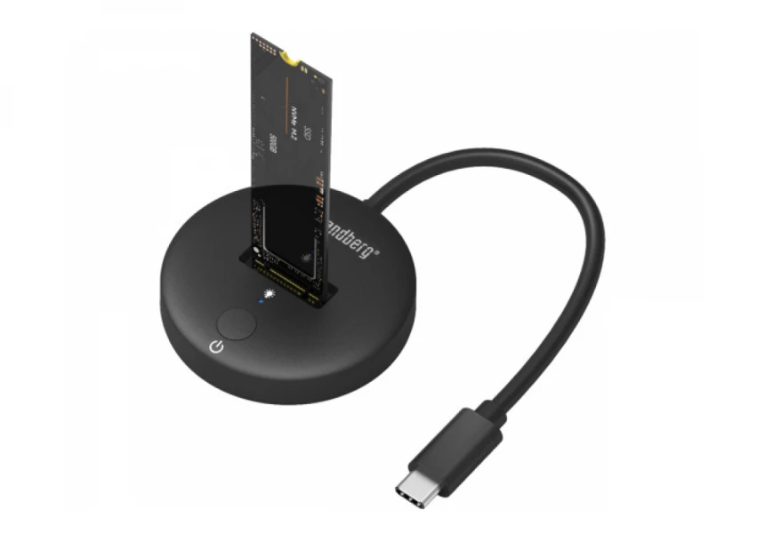 USB 3.2 Dock Sandberg za M.2+NVMe SSD 136-47