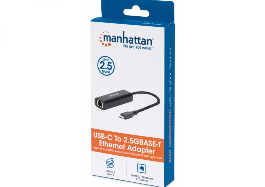 USB adapter Manhattan 153300 USB-C - LAN 2.5Gb