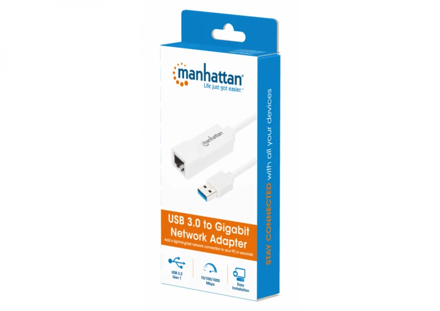 USB adapter Manhattan 506847 USB 3.0 - LAN 10/100/1000