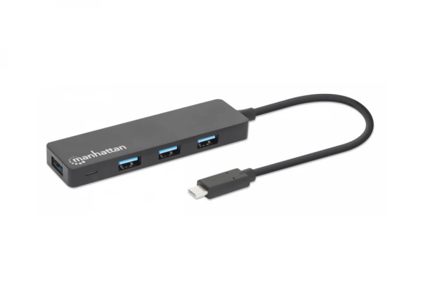 USB-C HUB 4port Manhattan 164924 3.2 G1/...
