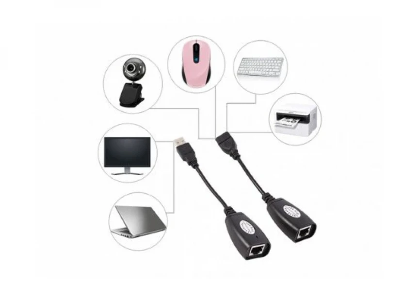 USB extender Velteh UEX-054 do 45m USB2....