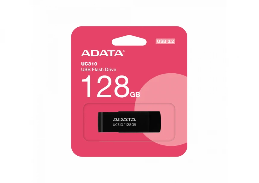 USB Flash 128 GB AData 3.2 UC310-128G-RBK