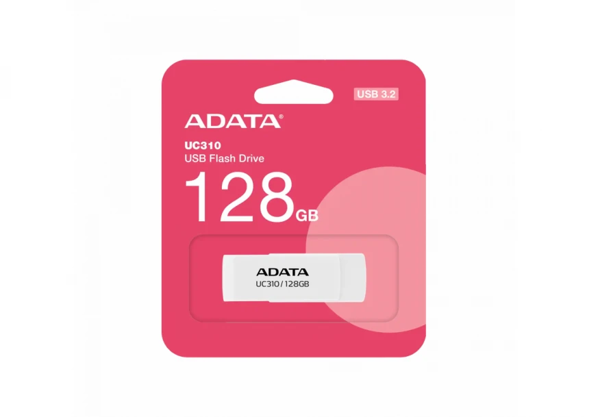 USB Flash 128 GB AData 3.2 UC310-128G-RWH Beli