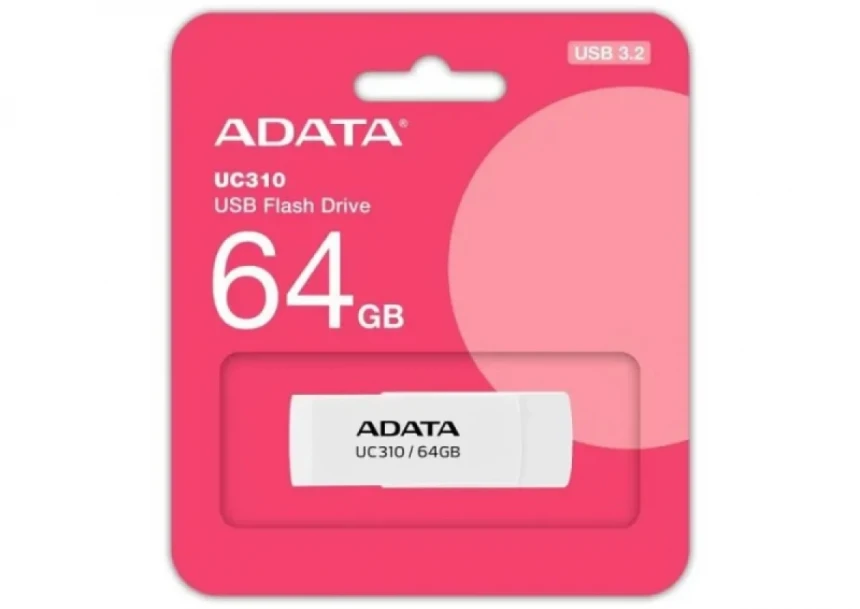 USB Flash 64 GB AData 3.2 UC310-64G-RWH beli