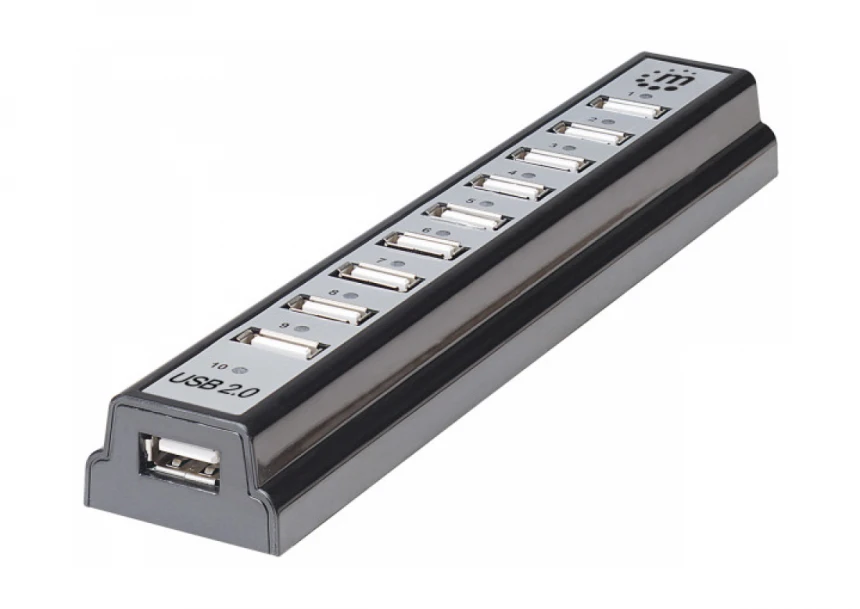 USB HUB 10port Manhattan 161572 2.0/480M...
