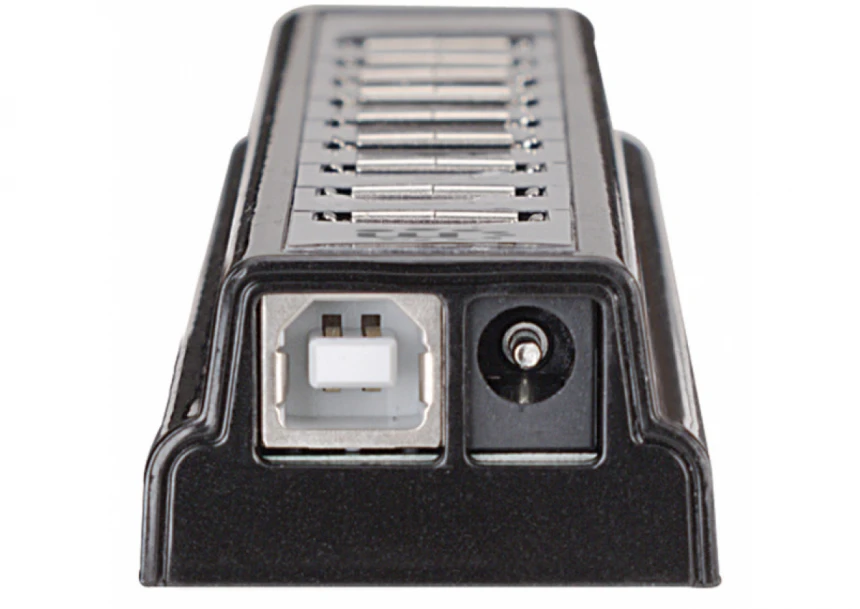 USB HUB 10port Manhattan 161572 2.0/480Mbps/Crni