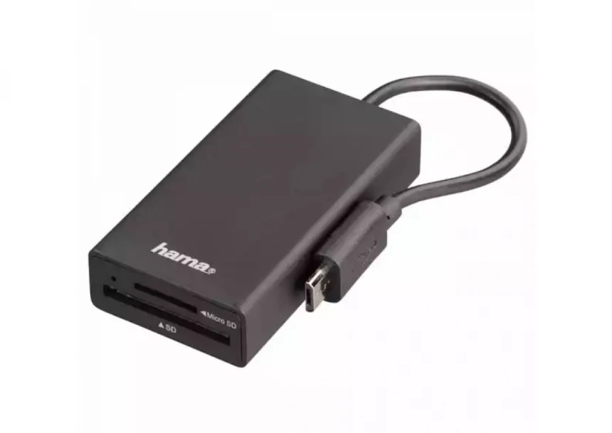 USB HUB 2.0 OTG Hama Micro USB+adapter U...