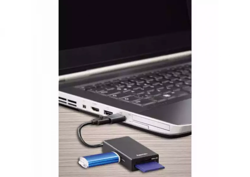 USB HUB 2.0 OTG Hama Micro USB+adapter USB A Čitač kartica za telefon/tab/PC