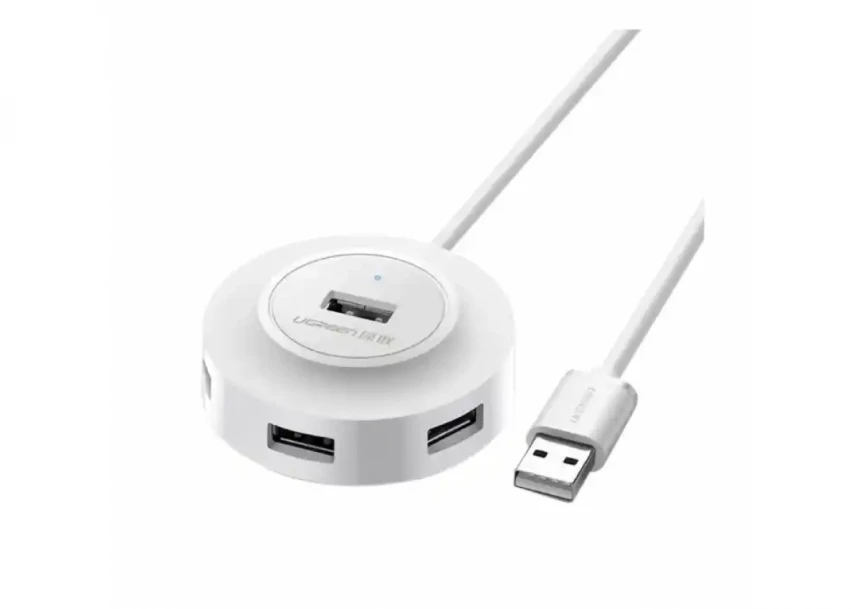 USB Hub 4 port Ugreen 2.0 CR106 beli