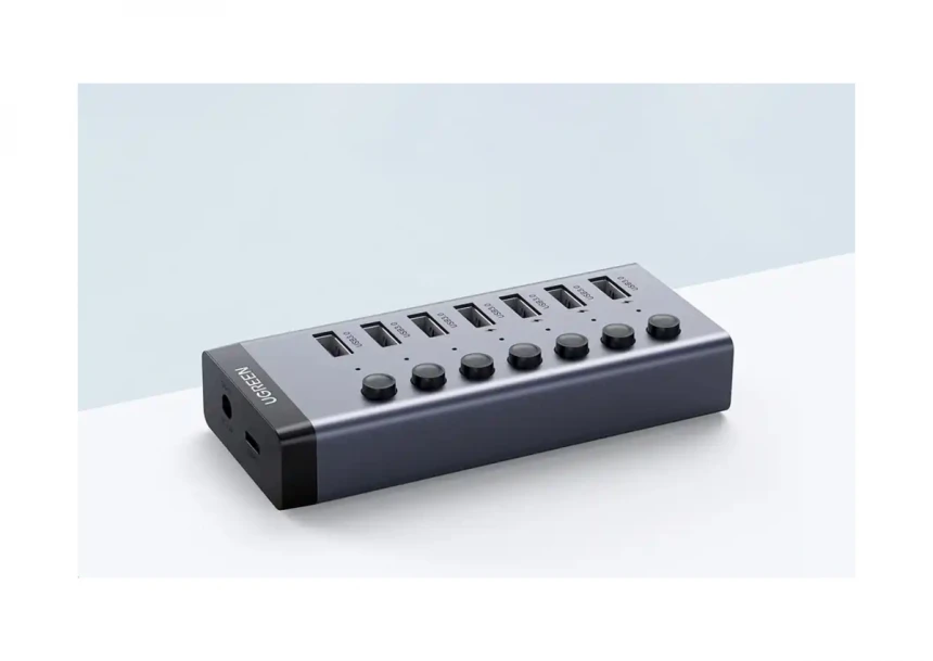 USB Hub 7 port Ugreen CM481 3.0 Tip C DC 12V napajanje