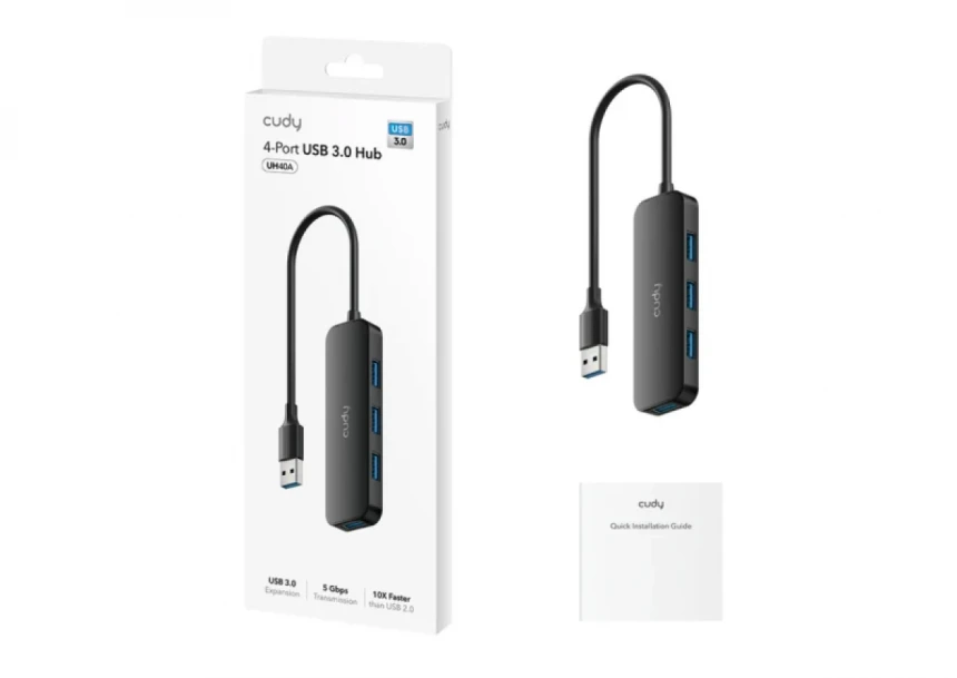 USB HUB Cudy 4 port USB-A 3.0 UH40A