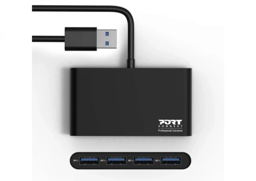 USB HUB Port Designs USB-A hub 4X USB-A 3.0 ports
