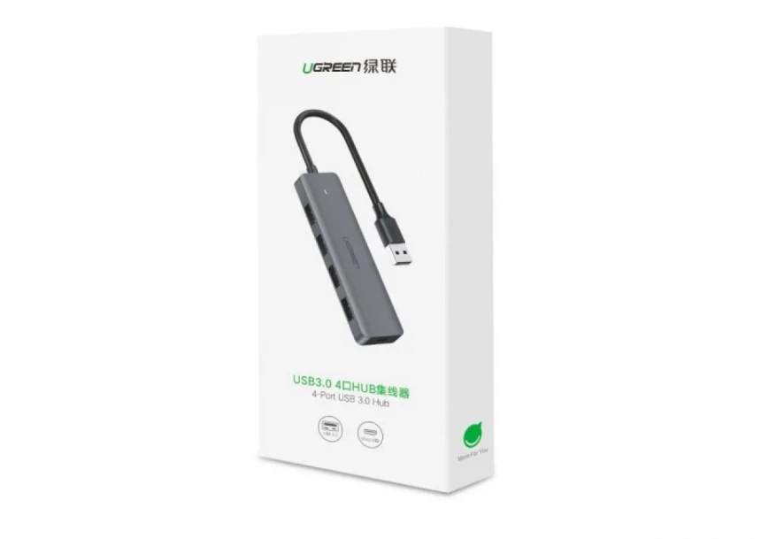 USB HUB Tip C 4 porta 3.0 USB Ugreen CM219/USB-C slim