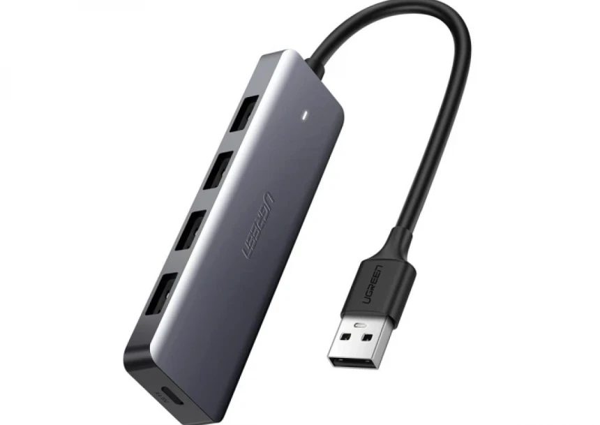 USB HUB Tip C 4 porta 3.0 USB Ugreen CM219/USB-C slim