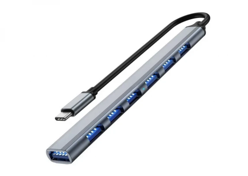 USB HUB tip1 na 5xHUB 3.0+3xTip C+sd/mic...